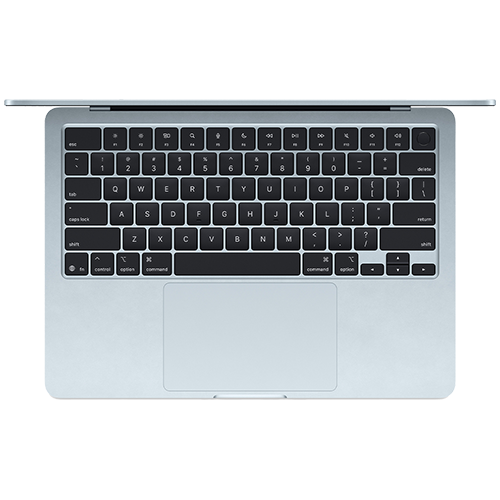 Mac Book Air - DDR3 8GB RAM - 1 TB NVMe SSD STORAGE - 8 CORE GPU - 8 CORE CPU - Sky Blue