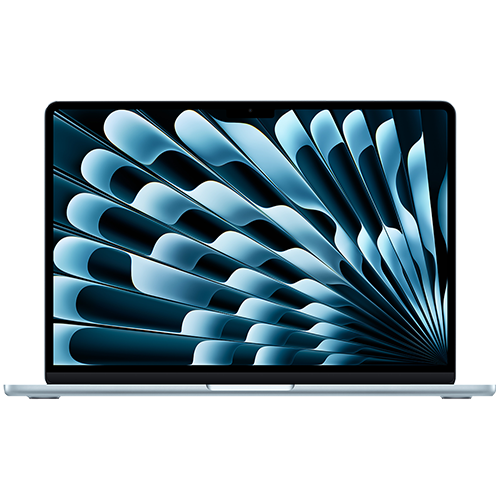 Mac Book Air - 8GB DDR2 RAM - 1 TB NVMe SSD STORAGE - 8 CORE GPU - 8 CORE CPU - Sky Blue